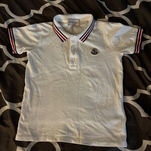 Logo patch polo shirt